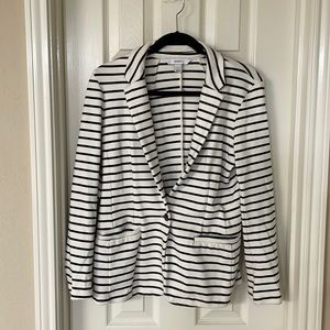 B&W striped blazer